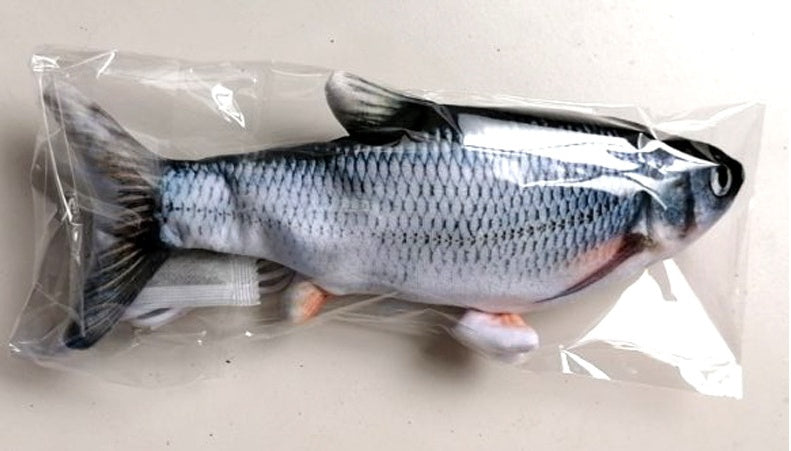 Fladdrande Interaktiv Fiskleksak för Katter (USB-Laddning)